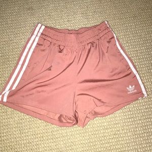 Adidas pink gym shorts